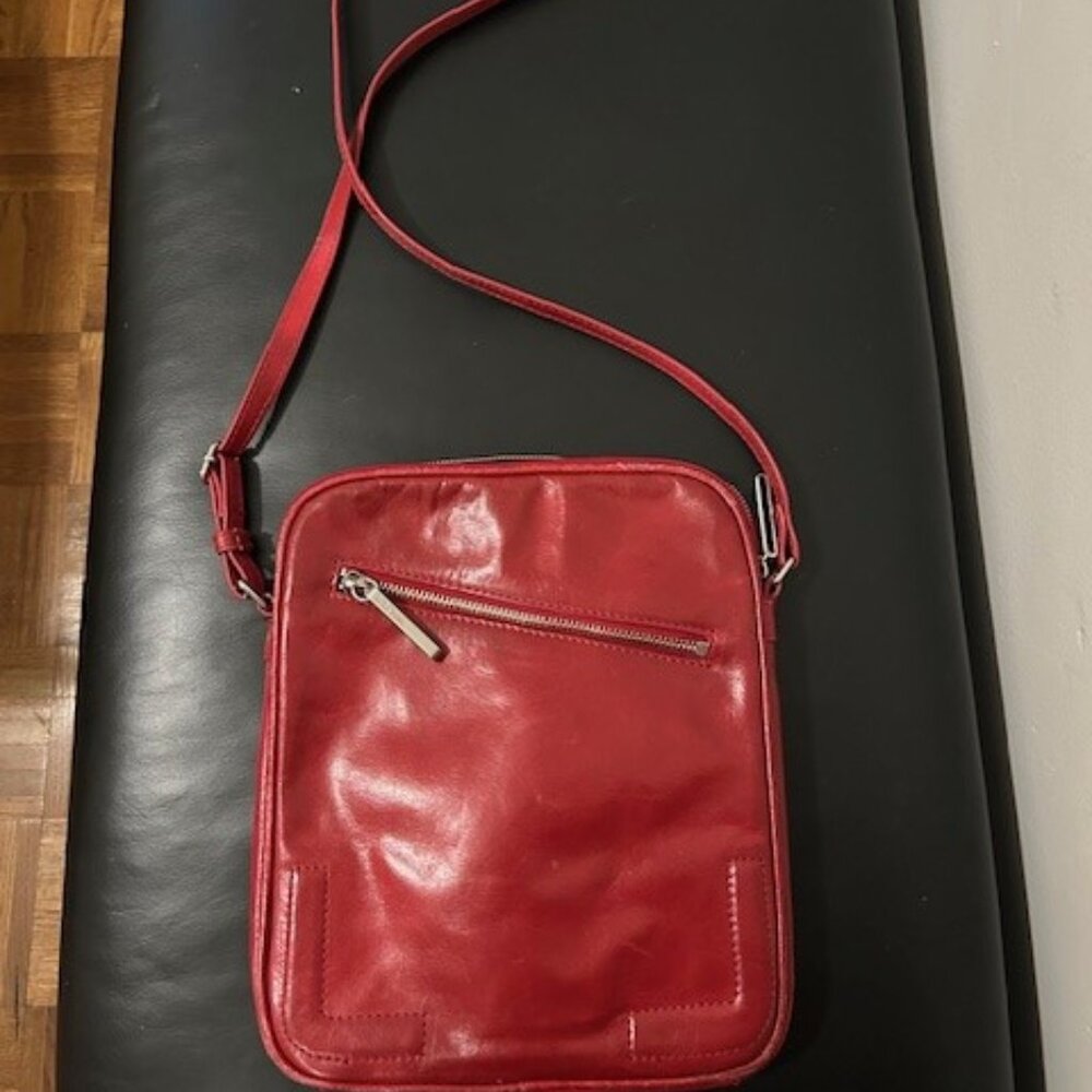 Walter Baker Red leather crossbody